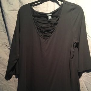 Torrid Foxy Lace Front Tee - Size 3